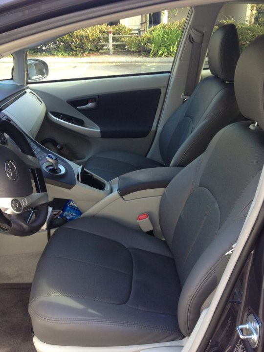 Installed Clazzio Seat Covers Prius - Car Seat Covers For Prius C