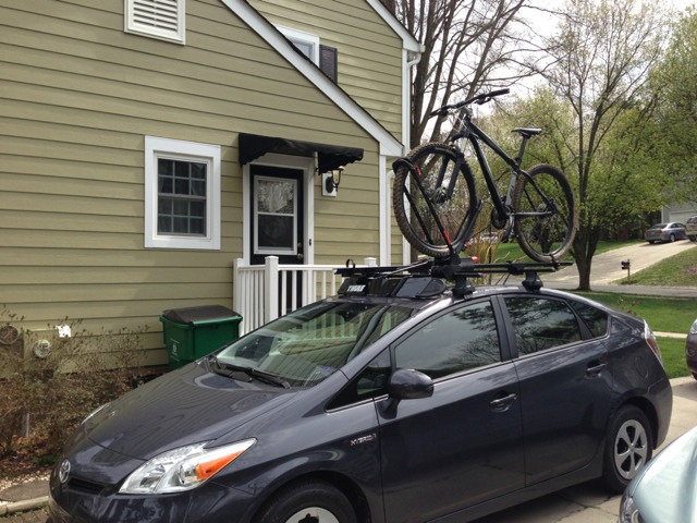 toyota prius bike rack