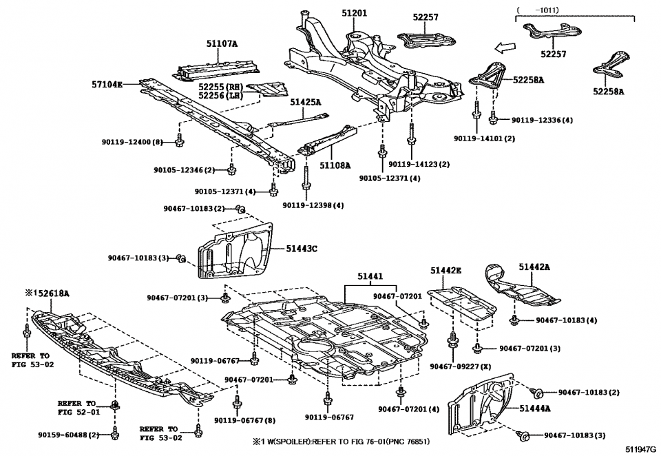 Toyota Prius Toyota Prius Undercarriage Parts