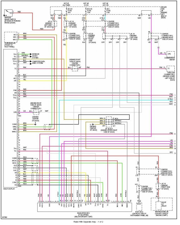 Jbl Amp Wiring In Prius 2005 86280 0w240 Priuschat