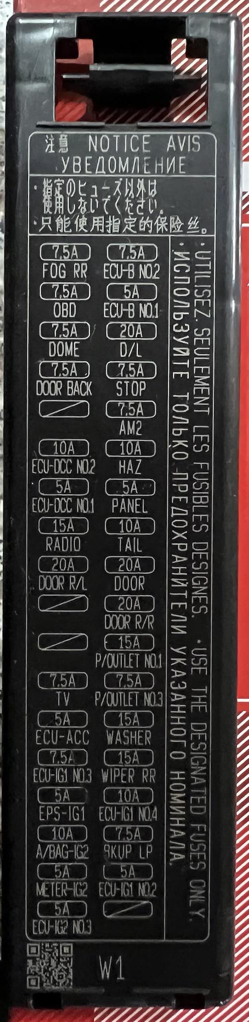 Interior Fuse Box. P/OUTLET 1 and 3. No 2. PriusChat
