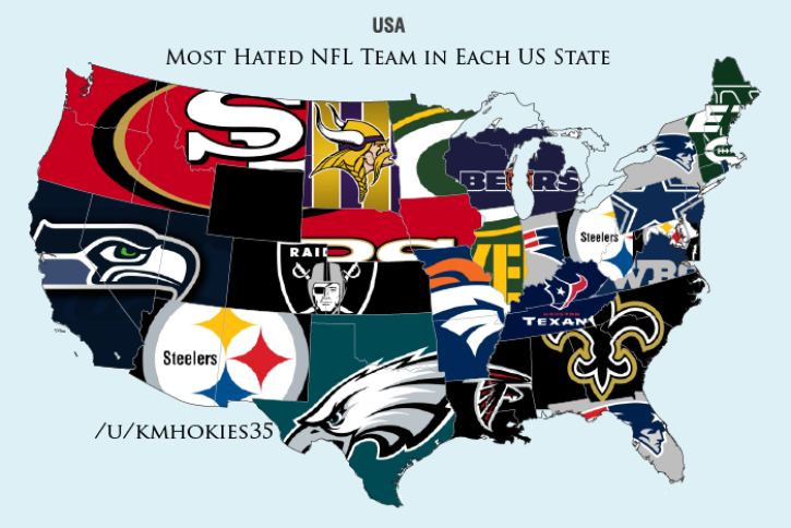 Map shows each state's most hated MLB team - Sports Illustrated