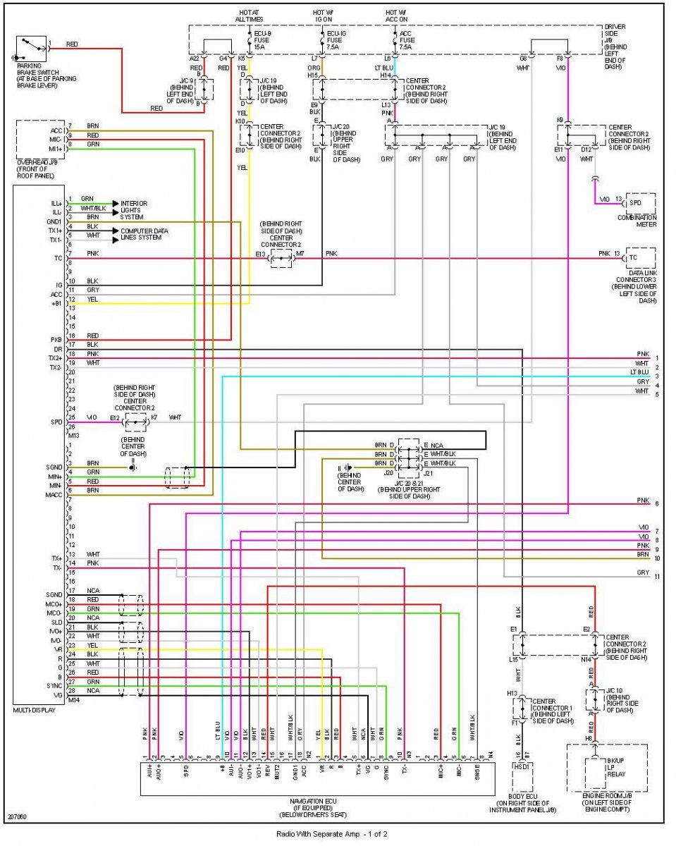 JBL amp wiring in Prius 2005, 86280-0W240 | PriusChat 2005 prius wiring diagram 