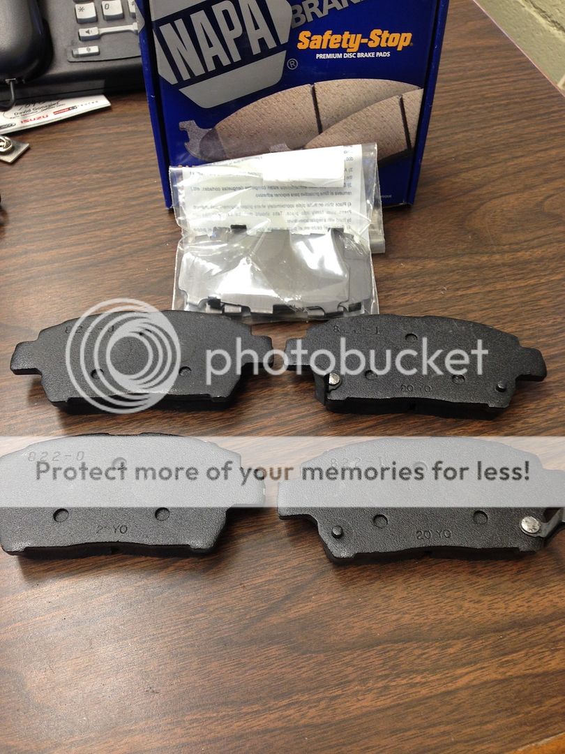 For Sale NAPA Safety Stop Premium Front Disc Brake Pads PriusChat