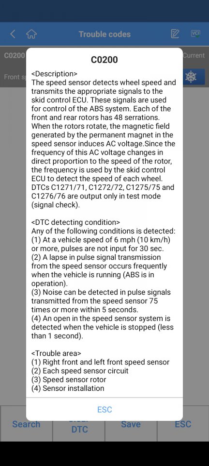 OBD2 Car Scanner Toab Elm327 1.5v via Wifi